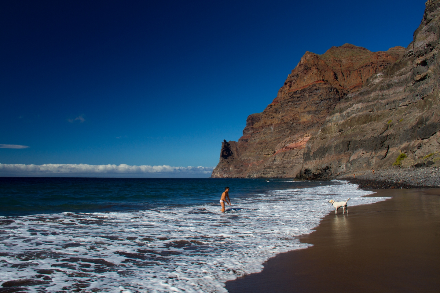 The Gran Canaria sea air is good for you