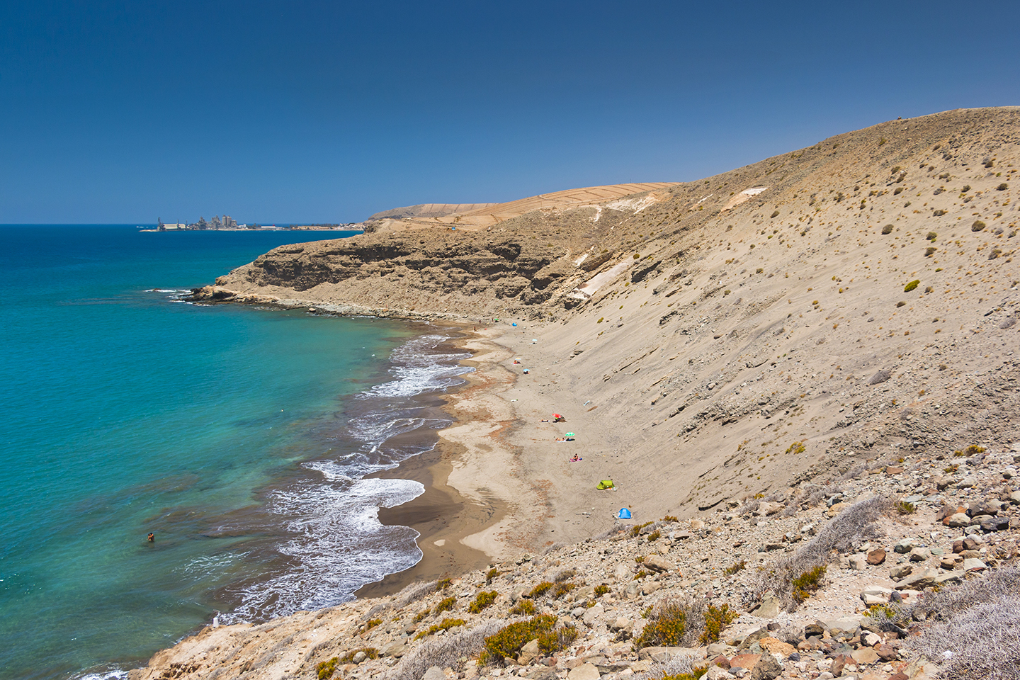 Montaña de Arena beach in south Gran Canaria