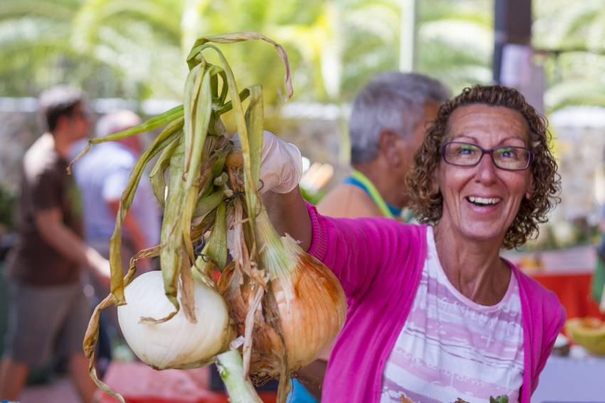 Local produce at San Lorenzo market